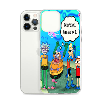 Designer Rick and Morty iPhone® Clear Case | Available for most iPhone® models | Wireless Charging Compatible