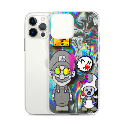 Designer Super-Mario and Toad iPhone® Clear Case | Available for most iPhone® models | Wireless Ch