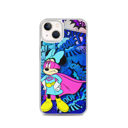 Designer Minnie-Mouse iPhone® Clear Case | Available for most iPhone® models | Wireless Charging Compatible