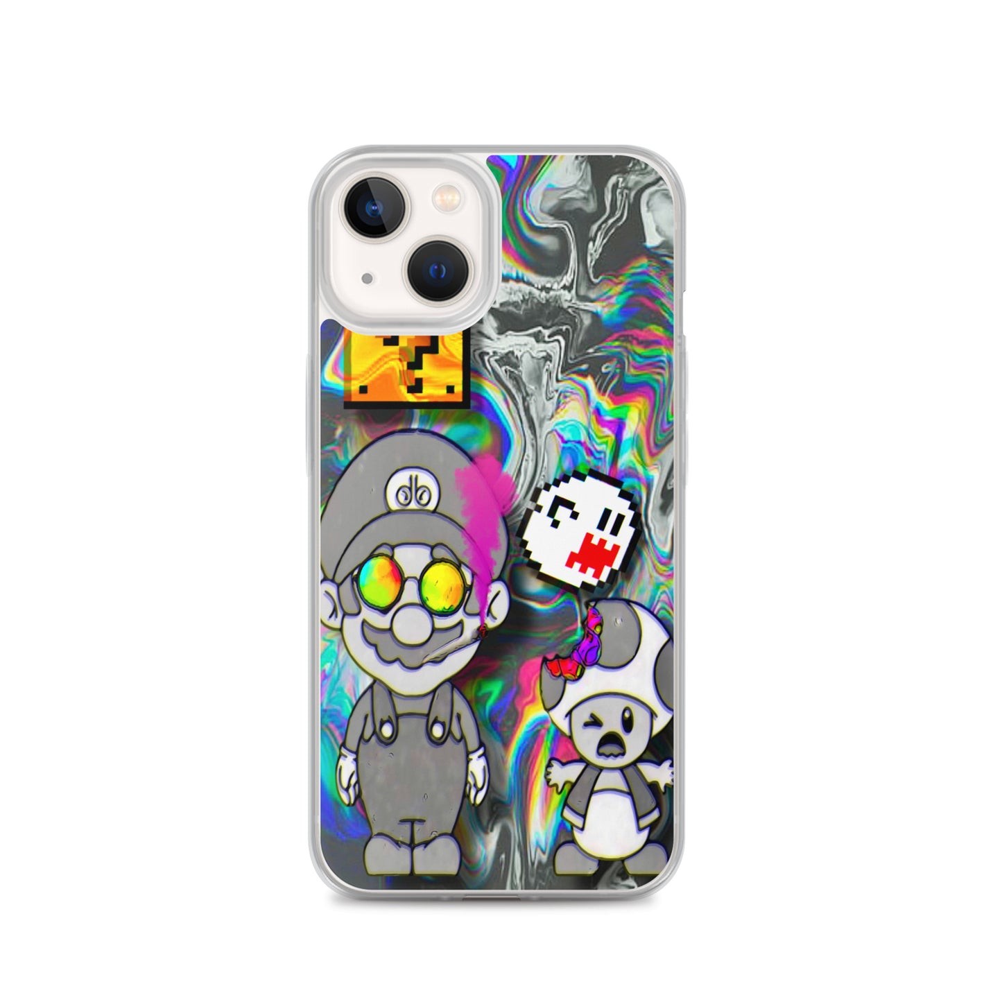 Designer Super-Mario and Toad iPhone® Clear Case | Available for most iPhone® models | Wireless Ch