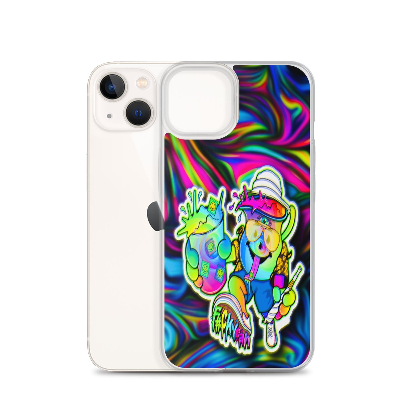 Designer Kool-Aid Man iPhone® Clear Case | Available for most iPhone® models | Wireless Charging Compatible