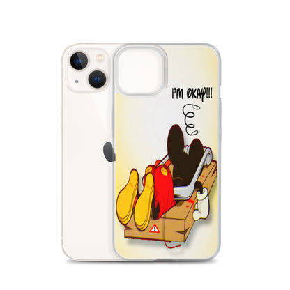 Designer Mickey-Mouse iPhone® Clear Case | Available for most iPhone® models | Wireless Charging Compatible