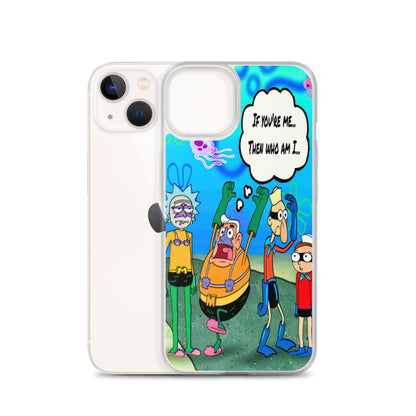 Designer Rick and Morty iPhone® Clear Case | Available for most iPhone® models | Wireless Charging Compatible