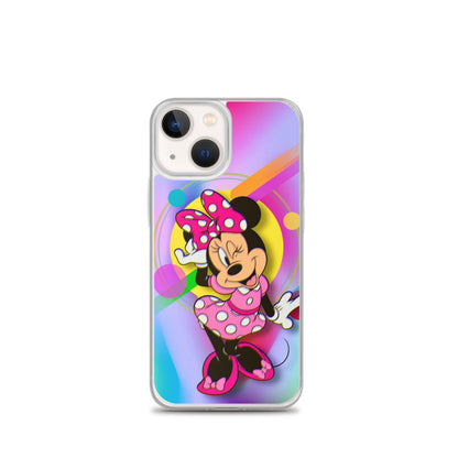 Designer Minnie-Mouse iPhone® Clear Case | Available for most iPhone® models | Wireless Charging Compatible