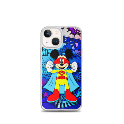 Designer Mickey-Mouse iPhone® Clear Case | Available for most iPhone® models | Wireless Charging Compatible