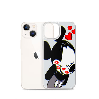 Designer Mickey-Mouse iPhone® Clear Case | Available for most iPhone® models | Wireless Charging Compatible