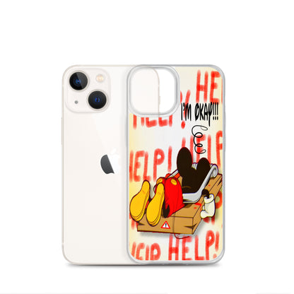 Designer Mickey-Mouse iPhone® Clear Case | Available for most iPhone® models | Wireless Charging Compatible