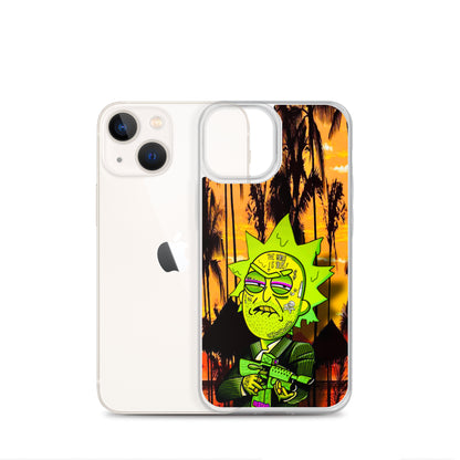 Designer Rick and Morty iPhone® Clear Case | Available for most iPhone® models | Wireless Charging Compatible