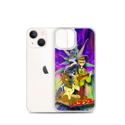 Designer Scooby-Doo and Shaggy iPhone® Clear Case | Available for most iPhone® models | Wireless Charging Compatible