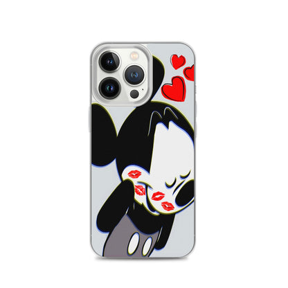 Designer Mickey-Mouse iPhone® Clear Case | Available for most iPhone® models | Wireless Charging Compatible