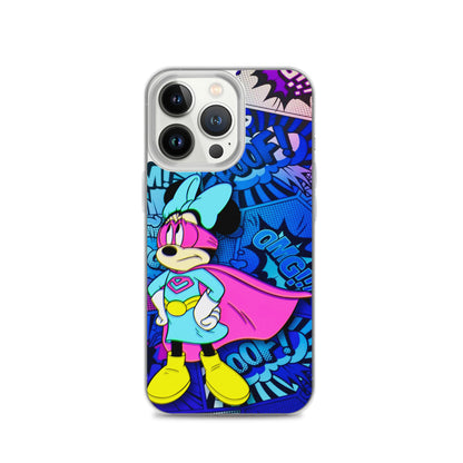 Designer Minnie-Mouse iPhone® Clear Case | Available for most iPhone® models | Wireless Charging Compatible