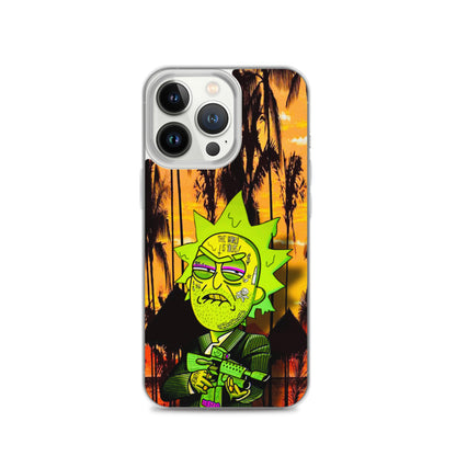 Designer Rick and Morty iPhone® Clear Case | Available for most iPhone® models | Wireless Charging Compatible