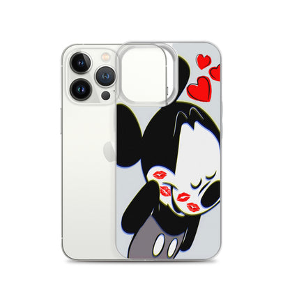 Designer Mickey-Mouse iPhone® Clear Case | Available for most iPhone® models | Wireless Charging Compatible