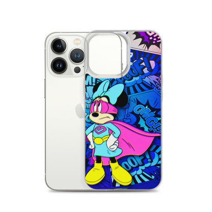 Designer Minnie-Mouse iPhone® Clear Case | Available for most iPhone® models | Wireless Charging Compatible