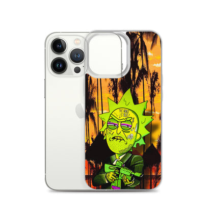 Designer Rick and Morty iPhone® Clear Case | Available for most iPhone® models | Wireless Charging Compatible