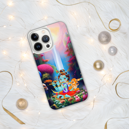 Krishna iPhone® Clear Case | Available for most iPhone® models | Wireless Charging Compatible