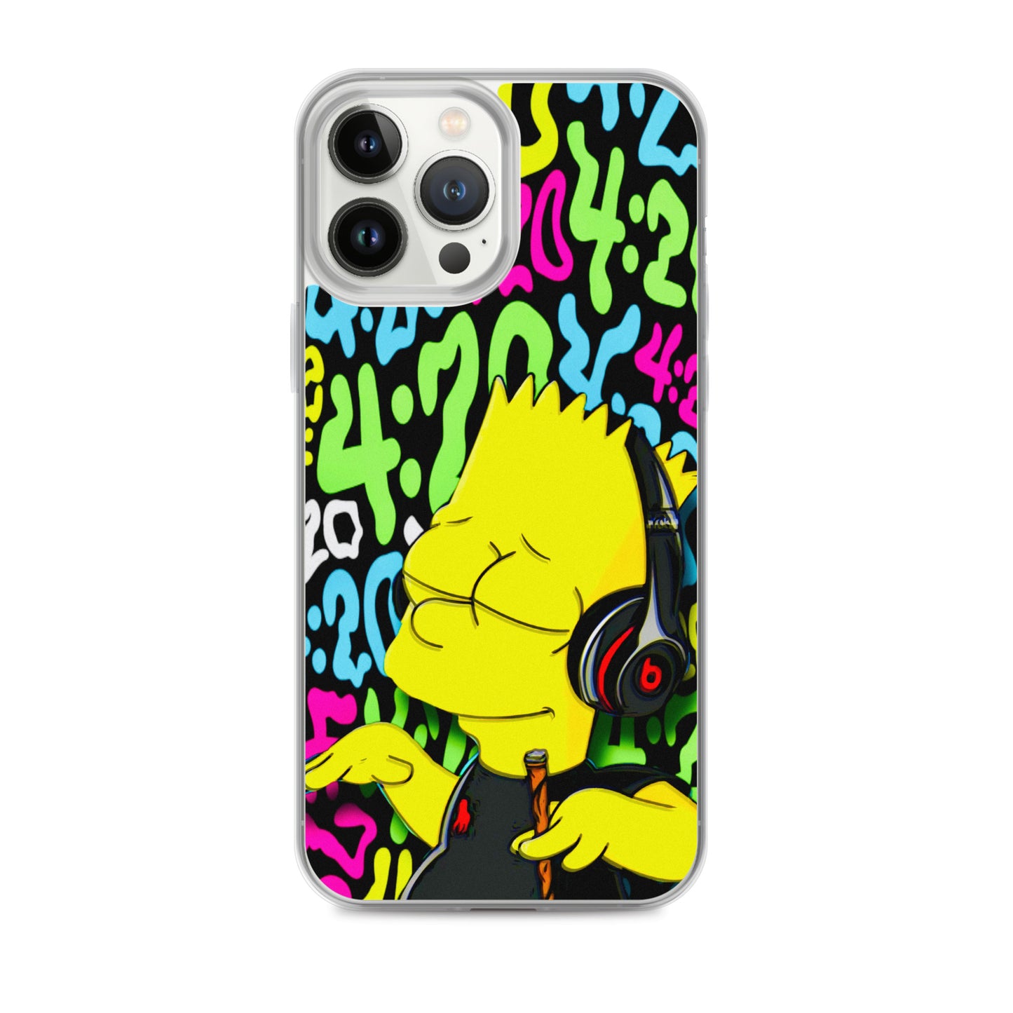 Designer The Simpsons iPhone® Clear Case | Available for most iPhone® models | Wireless Charging Compatible