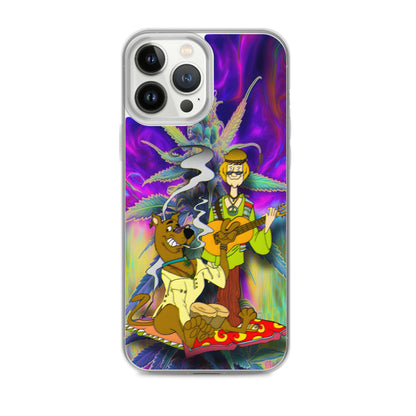 Designer Scooby-Doo and Shaggy iPhone® Clear Case | Available for most iPhone® models | Wireless Charging Compatible