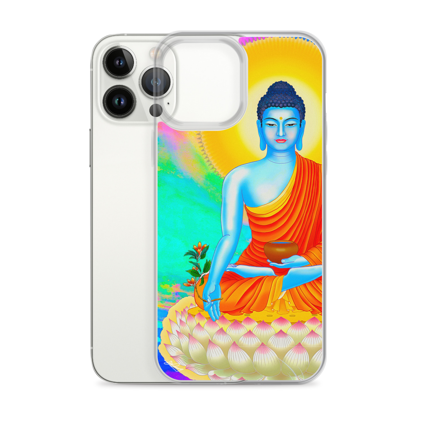 Buddha iPhone® Clear Case | Available for most iPhone® models | Wireless Charging Compatible