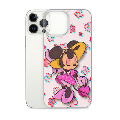 Designer Minnie-Mouse iPhone® Clear Case | Available for most iPhone® models | Wireless Charging Compatible