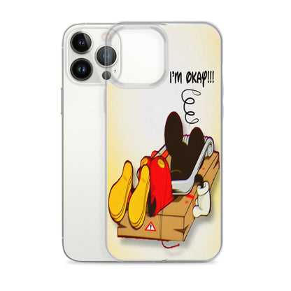 Designer Mickey-Mouse iPhone® Clear Case | Available for most iPhone® models | Wireless Charging Compatible