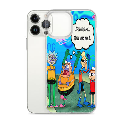 Designer Rick and Morty iPhone® Clear Case | Available for most iPhone® models | Wireless Charging Compatible