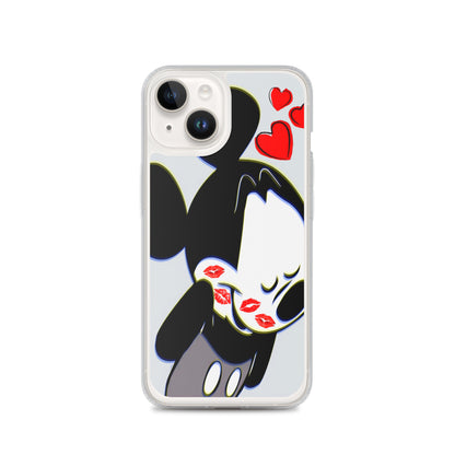 Designer Mickey-Mouse iPhone® Clear Case | Available for most iPhone® models | Wireless Charging Compatible