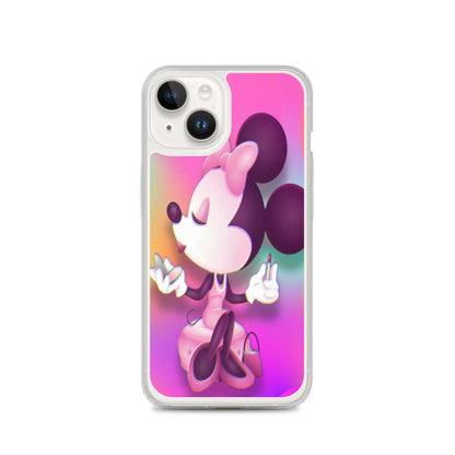 Designer Minnie-Mouse iPhone® Clear Case | Available for most iPhone® models | Wireless Charging Compatible