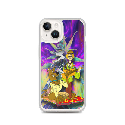 Designer Scooby-Doo and Shaggy iPhone® Clear Case | Available for most iPhone® models | Wireless Charging Compatible