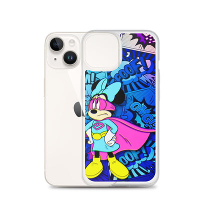 Designer Minnie-Mouse iPhone® Clear Case | Available for most iPhone® models | Wireless Charging Compatible