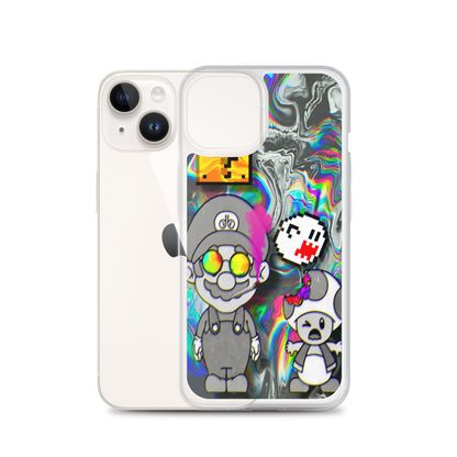 Designer Super-Mario and Toad iPhone® Clear Case | Available for most iPhone® models | Wireless Ch