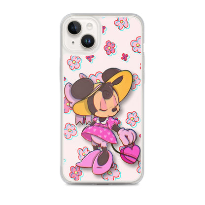 Designer Minnie-Mouse iPhone® Clear Case | Available for most iPhone® models | Wireless Charging Compatible