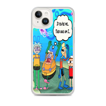 Designer Rick and Morty iPhone® Clear Case | Available for most iPhone® models | Wireless Charging Compatible