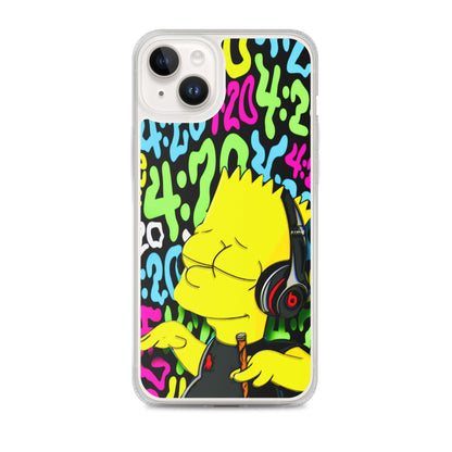 Designer The Simpsons iPhone® Clear Case | Available for most iPhone® models | Wireless Charging Compatible