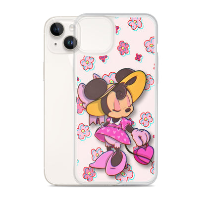 Designer Minnie-Mouse iPhone® Clear Case | Available for most iPhone® models | Wireless Charging Compatible