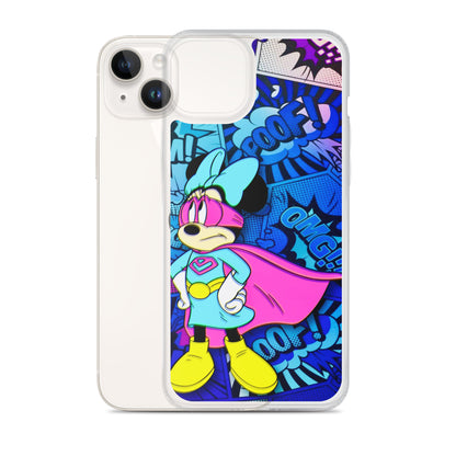 Designer Minnie-Mouse iPhone® Clear Case | Available for most iPhone® models | Wireless Charging Compatible