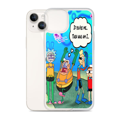 Designer Rick and Morty iPhone® Clear Case | Available for most iPhone® models | Wireless Charging Compatible