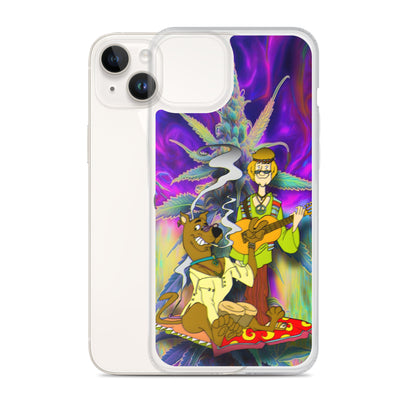 Designer Scooby-Doo and Shaggy iPhone® Clear Case | Available for most iPhone® models | Wireless Charging Compatible