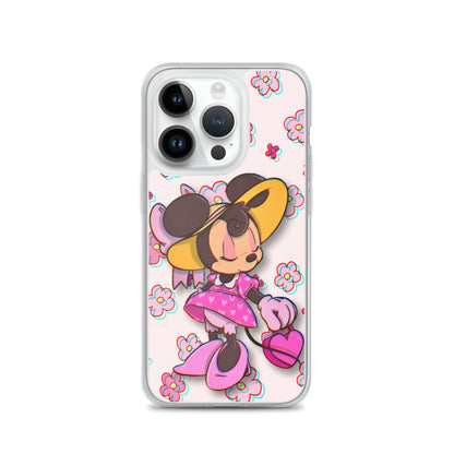 Designer Minnie-Mouse iPhone® Clear Case | Available for most iPhone® models | Wireless Charging Compatible