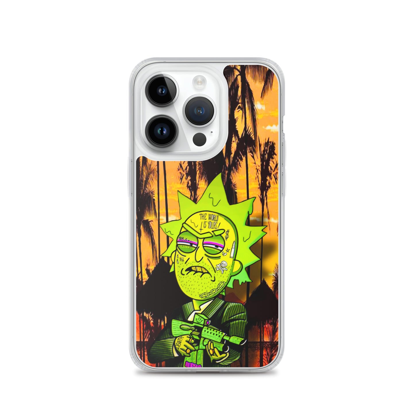 Designer Rick and Morty iPhone® Clear Case | Available for most iPhone® models | Wireless Charging Compatible