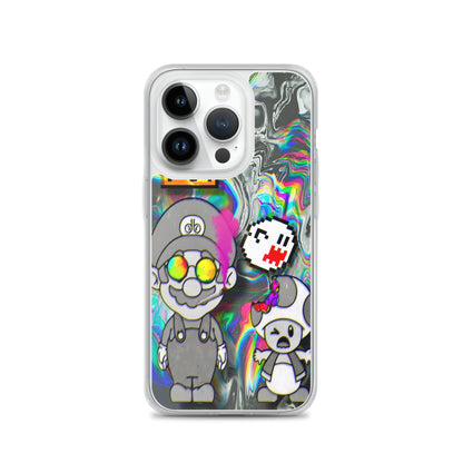 Designer Super-Mario and Toad iPhone® Clear Case | Available for most iPhone® models | Wireless Ch