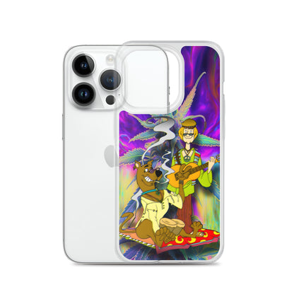 Designer Scooby-Doo and Shaggy iPhone® Clear Case | Available for most iPhone® models | Wireless Charging Compatible