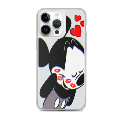 Designer Mickey-Mouse iPhone® Clear Case | Available for most iPhone® models | Wireless Charging Compatible