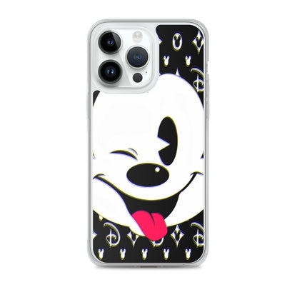 Designer Mickey-Mouse iPhone® Clear Case | Available for most iPhone® models | Wireless Charging Compatible