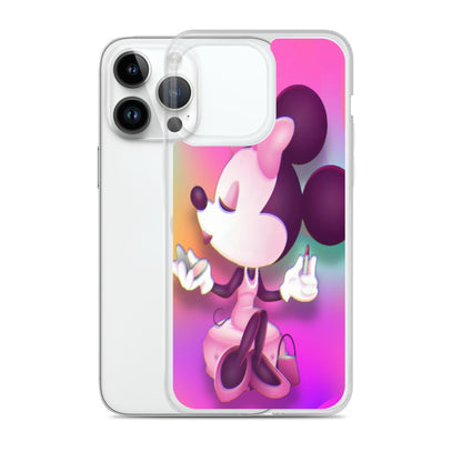 Designer Minnie-Mouse iPhone® Clear Case | Available for most iPhone® models | Wireless Charging Compatible