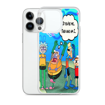 Designer Rick and Morty iPhone® Clear Case | Available for most iPhone® models | Wireless Charging Compatible