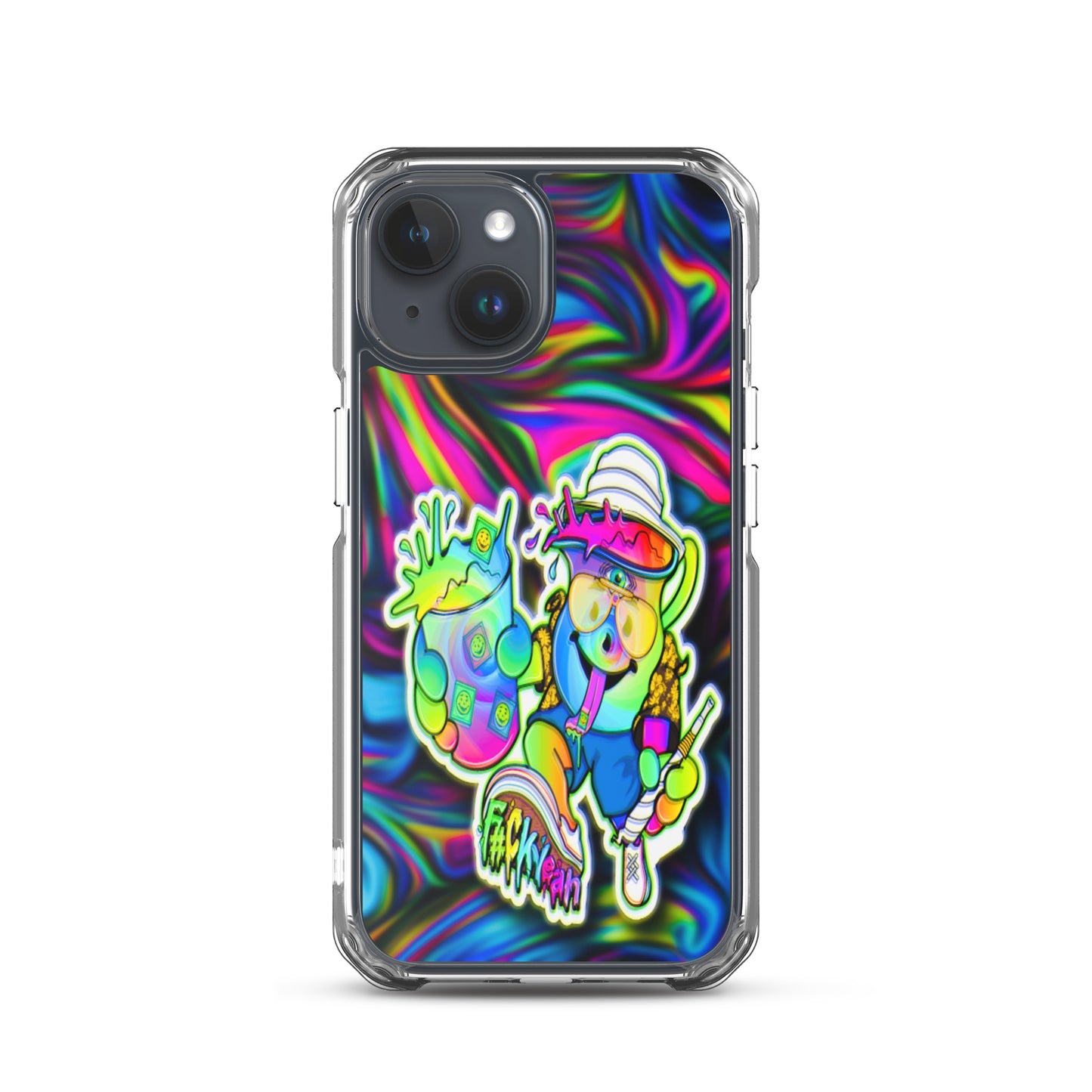 Designer Kool-Aid Man iPhone® Clear Case | Available for most iPhone® models | Wireless Charging Compatible