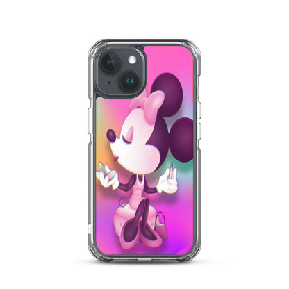 Designer Minnie-Mouse iPhone® Clear Case | Available for most iPhone® models | Wireless Charging Compatible