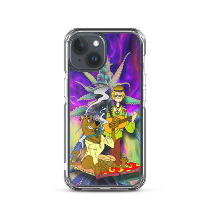 Designer Scooby-Doo and Shaggy iPhone® Clear Case | Available for most iPhone® models | Wireless Charging Compatible