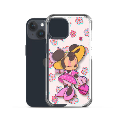 Designer Minnie-Mouse iPhone® Clear Case | Available for most iPhone® models | Wireless Charging Compatible